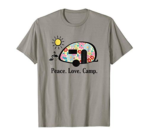 Camping Shirt, Peace. Love. Camp. T-shirt, Gifts for Campers