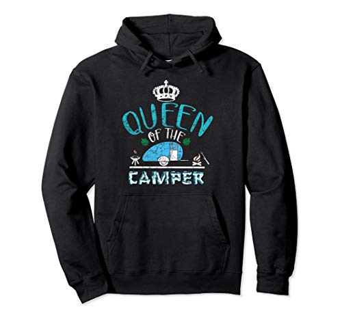 Queen of the Camper Hoodie funny Camping Hoodie