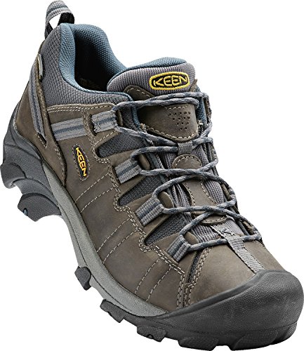 KEEN Men's Targhee II Hiking Shoe, Gargoyle/Midnight Navy - 10 D(M) US