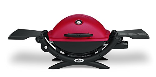 Weber 51040001 Q1200 Liquid Propane Grill, Red