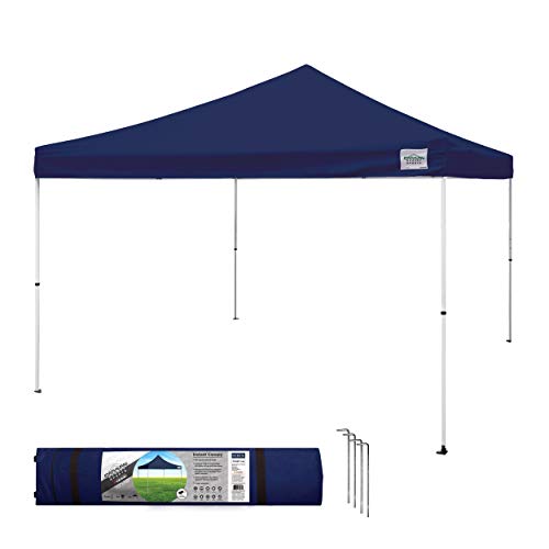 Caravan Canopy M-Series 2 Pro 12 X 12 Foot Straight Leg Canopy Kit, Navy Blue
