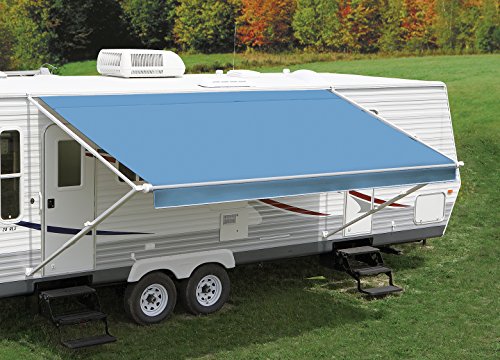 Solid Light Blue Replacement Canopy/Fabric for a 16' Awning