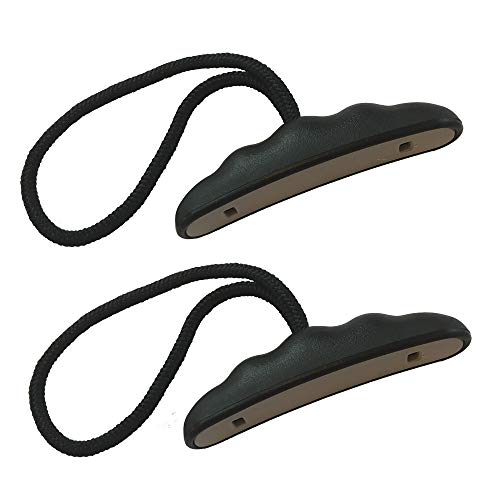 Kayak Handles (2 Pack) - Strong T-Handle Design | Ultra Heavy Duty Bungee | Replacement Installation Kit - Occult