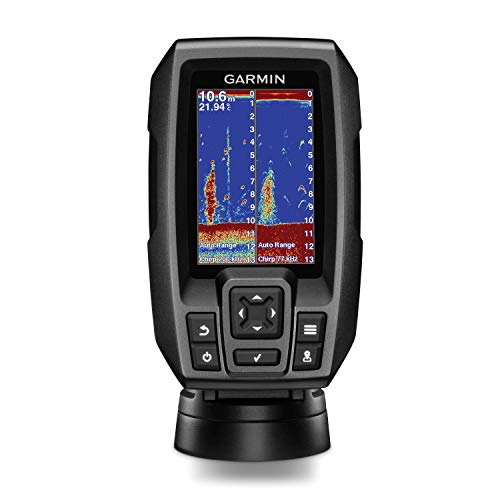 Garmin Striker 4 with Transducer, 3.5" GPS Fishfinder with CHIRP Traditional Transducer