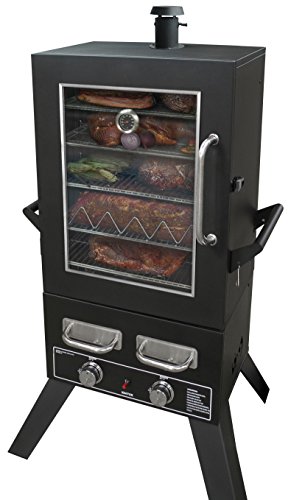 Smoke Hollow PS4415 Propane Smoker, 33" x 24.5" x 60", Black