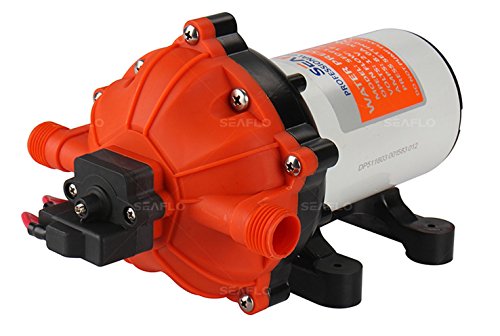 SEAFLO 12V Water Pressure Diaphragm Pump 5.5 GPM 60 PSI for Boat Marine RV Caravan Industrial