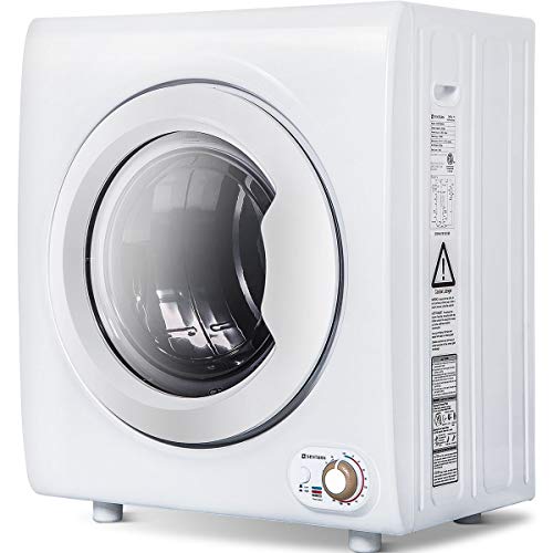 Sentern 2.65 Cu.Ft Compact Laundry Dryer - 8.8 LBS Capacity Portable Clothes Dryer with 1400W Drying Power (White - 8.8lbs)