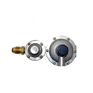 Mr. Heater F273863 Horizontal Vent Propane Two Stage Regulator, 1, BRASS/BLACK