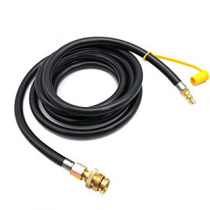 MENSI 12 Foot Quick Connect Liquid Propane Hose for RV to Hook Up Portable Camping BBQ Grill