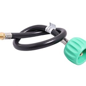 KIBOW Propane Pigtail Hose Connector with Acme Nut X 1/4 Inch Male NPT Flare-20 Inch Long Hose