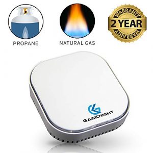 Natural Gas Detector & Propane Detector. Natural Gas Alarm and Monitor for Home, Kitchen, Camper, Trailer or RV. Plug-In Gas Leak Sensor for Explosive LPG, LNG, Methane & Butane Gases with FREE EBOOK!