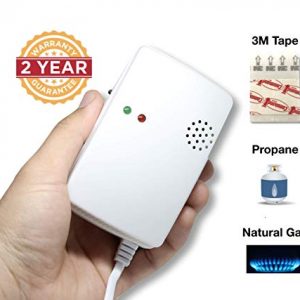 Propane and Natural Gas Detector, Sensitive, Reliable Plug in Gas Alarm for Home and Restaurant, RV Stove Tops