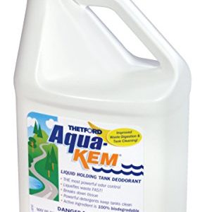 Thetford 64 Ounce Aqua-KEM Original-Holding Tank Treatment-Deodorizer-Waste Digester-Cleaner-64 oz Bottles 24260