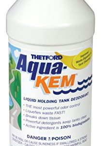 Thetford 32 Ounce Aqua-KEM Original-Holding Tank Treatment-Deodorizer-Waste Digester-Detergent-32 oz 09852