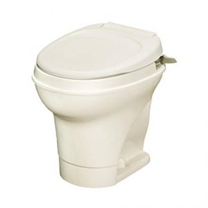 Thetford Aqua Magic V RV Toilet Hand Flush-High Profile-Parchment Color 31668