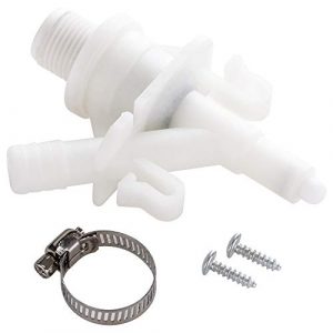 Halotronics RV Water Valve Replacement Kit: Sealand Dometic Part 385311641 for Toilets 300, 301, 310, 311, 320, 321