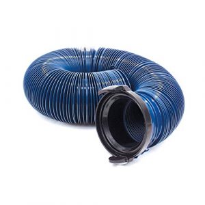 Valterra 10 Foot D04-0120PB Quick Drain Standard RV Sewer Hose with T1024 Adapter-10'