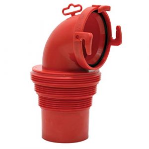 Valterra F02-3112 EZ Coupler 90° Bayonet Sewer Fitting-Red