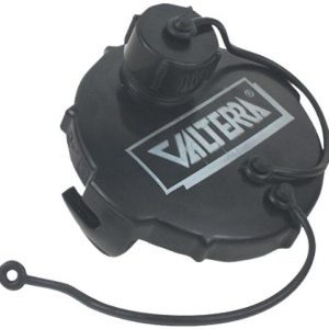 Valterra T1020-1 Waste Valve 3" with Capped 3/4" GHT, Black, Bulk