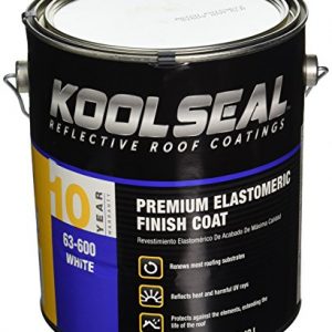 Kool Seal KST063600-16 Elastomeric Roof Coating, 115 fl oz., Liquid, White,