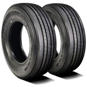 Set of 2 (TWO) Transeagle ST Radial All Steel Heavy Duty Premium Trailer Tires - ST225/75R15 121/117M F (12 Ply)