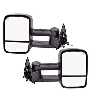 DEDC Towing Mirrors for Chevy Silverado 1500 2500 3500 Side View Mirrors 2003-2006 Chevy Silverado GMC Sierra Power Heated Foldable Pair