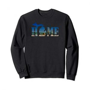 Michigan Home with the Mackinac Bridge Sweatshirt