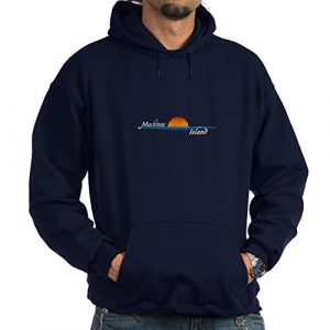 CafePress Mackinac Island Pullover Hoodie, Classic & Comfortable Hooded Sweatshirt Navy