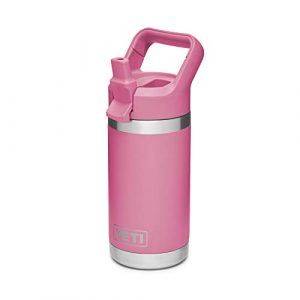 YETI Rambler Jr. 12 oz Kids Bottle w/Straw Cap, Harbor Pink