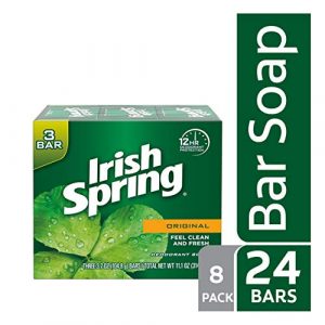 Irish Spring Original Deodorant Bar Soap, 3 Count per Box, 11.1 Ounce, Pack of 8