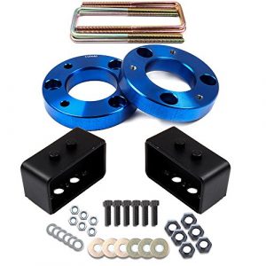 OCPTY Replacement Parts Compatible with Leveling Lift Kit 3" Front + 3" Rear Leveling Lift Kit PRO 4WD for Ford F150 2004-2017