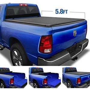 Tyger Auto 5.7 T1 Roll Up Truck Tonneau Cover TG-BC1D9018 Works with 2009-2019 Dodge 1500 (2019 Classic ONLY) | Without Ram Box| Fleetside 5.8' Bed