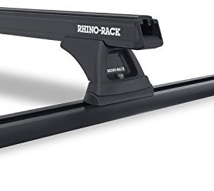 Rhino Rack Heavy Duty Black 2 Bar 65" Roof Rack