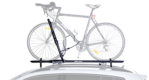 Rhino Rack Roof Top Hybrid Bike Carrier with Ratchet Arm and Multiple Locking Systems to Avoid Theft