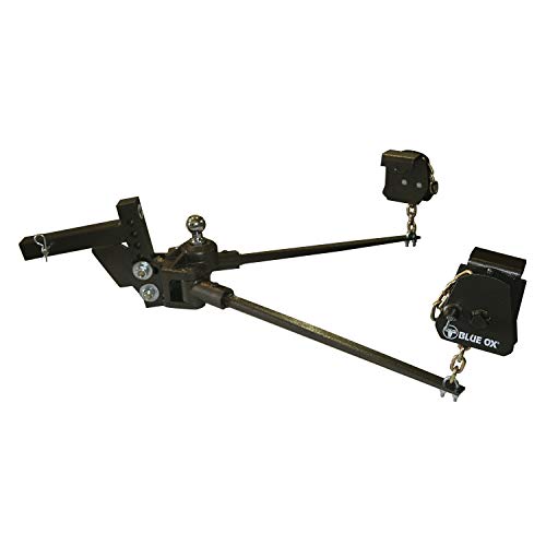 Blue Ox BXW1500 SWAYPRO Weight Distributing Hitch 1500lb Tongue Weight for Standard Coupler with Clamp-On Latches