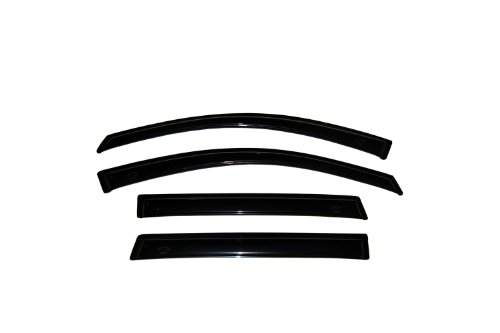 Auto Ventshade 94960 Original Ventvisor Side Window Deflector Dark Smoke, 4-Piece Set for 2008-2012 Honda Accord