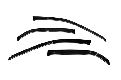 Auto Ventshade 94959 Original Ventvisor Side Window Deflector Dark Smoke, 4-Piece Set for 1998-2002 Honda Accord