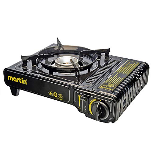 Martin Outdoor Heavy Duty Portable Butane Stove Burner CSA 8000 BTU