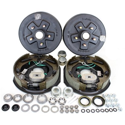 Southwest Wheel 3,500 lbs. Trailer Axle Self Adjusting Electric Brake Kit 5-4.5" Bolt Circle