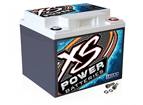 XS Power D1200 XS Series 12V 2600 Amp AGM High Output Battery with M6 Terminal Bolt