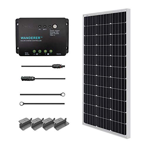 Renogy 100 Watts 12 Volts Monocrystalline Solar Starter Kit