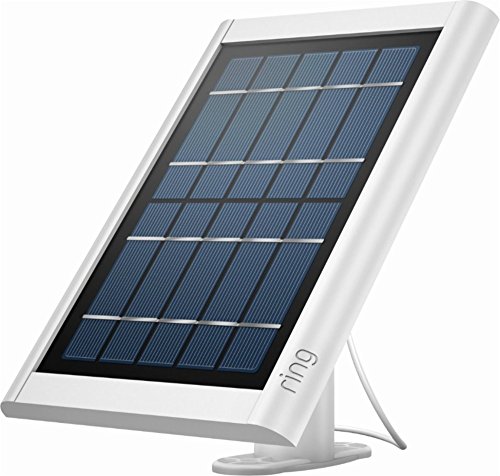 Ring Solar Panel White - Compatible with Ring Spotlight Cam Battery and Stick Up Cam Battery